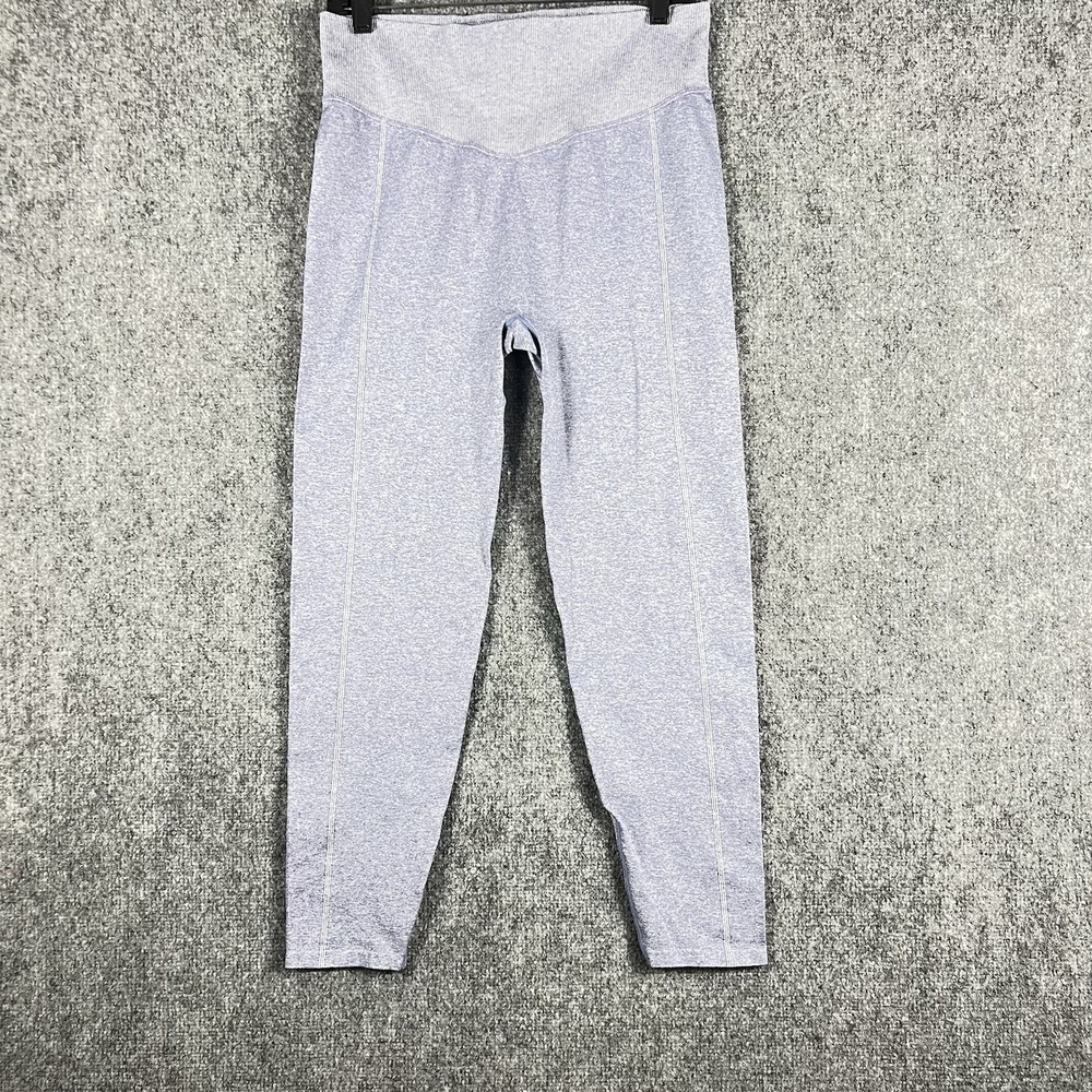 PINK Active High Rise Leggings Womens XL Blue Space Dye Athletic Yoga Pants